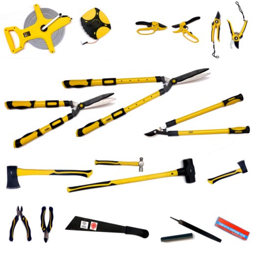 a range of demining tools